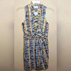Vince Camuto size 4 colorful dress sleeveless 